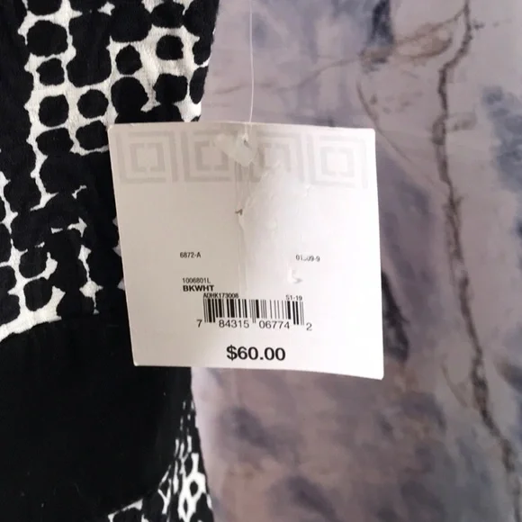 NWT Liz Claiborne sleeveless fitted dress V-neck Cotton Spandex - Picture 3 of 13